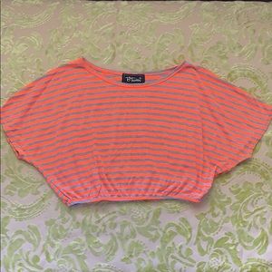 Striped crop top